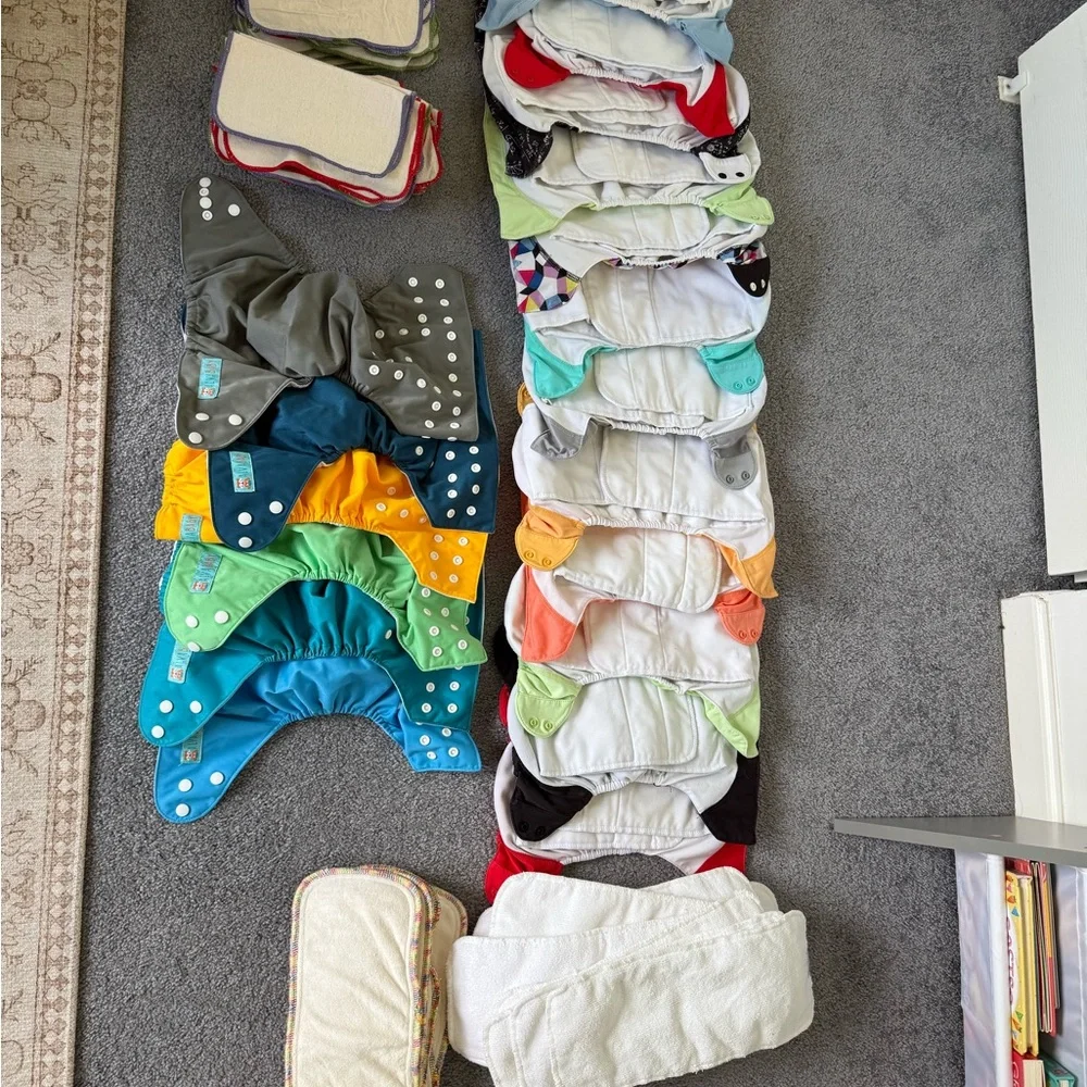 Vibrant Cloth Diaper and Wipe Collection